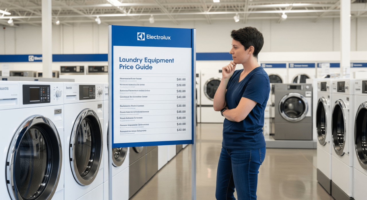 Industrial washer view