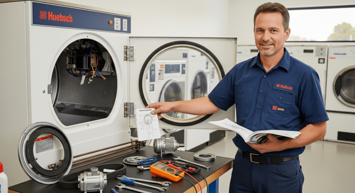Commercial laundry tech